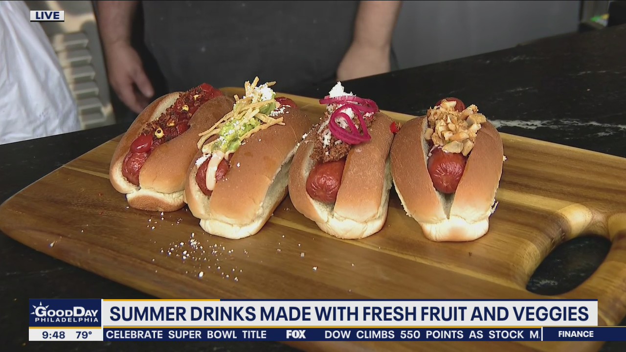 Keeping cool with drinks and food at White Dog Cafe in Glen Mills