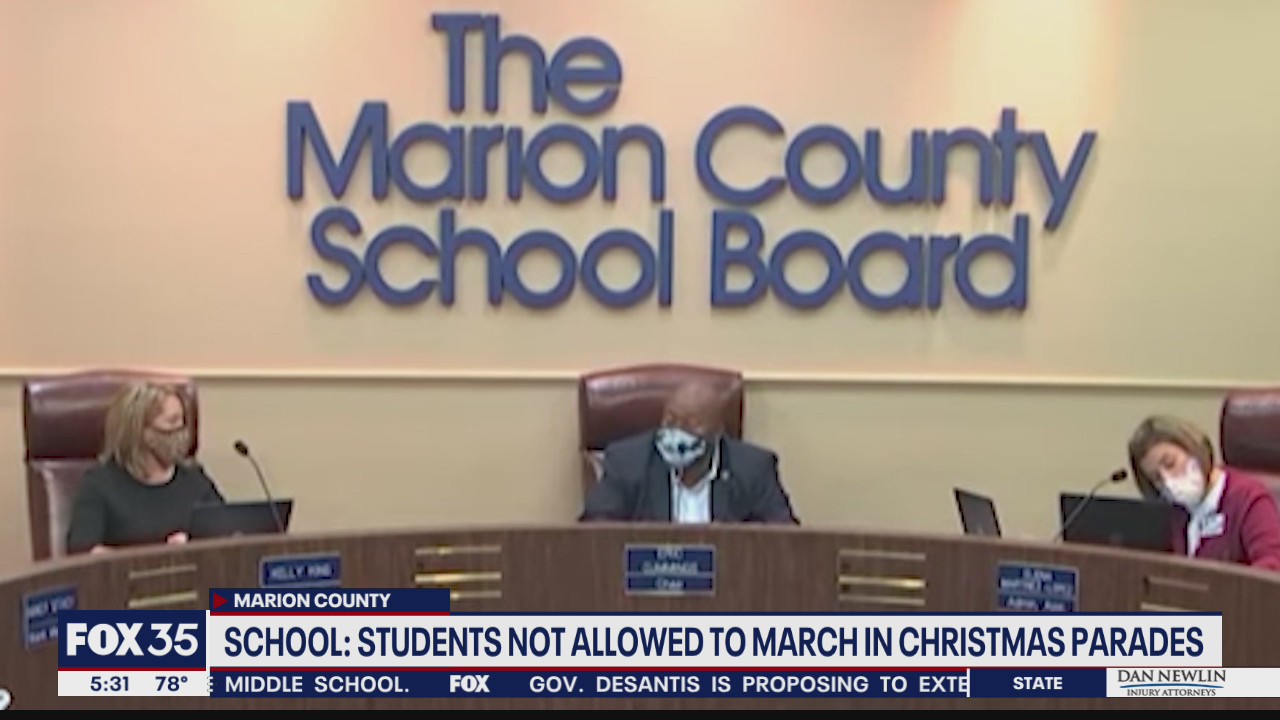School board prohibits students from marching in parades