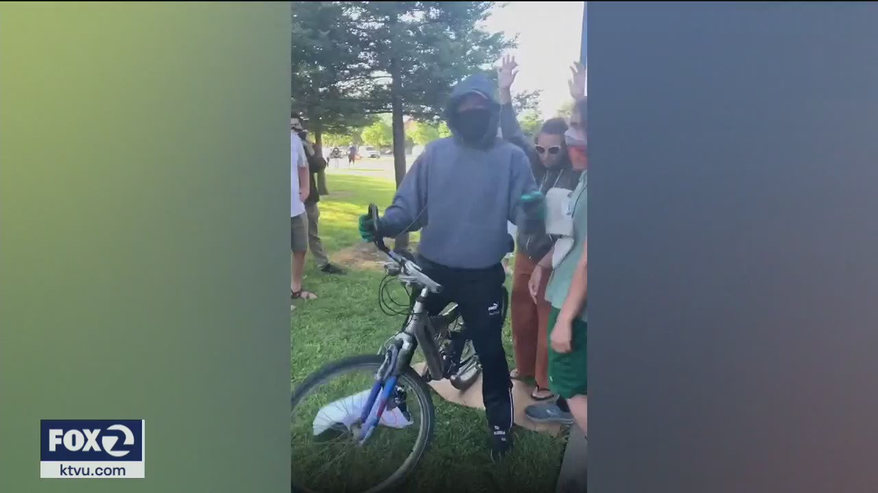 Residents say man ripping down BLM posters repeatedly let go by Petaluma police