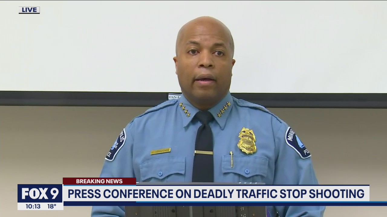 Minneapolis Police Chief Medaria Arradondo gives update on police shooting Wednesday night in south Minneapolis