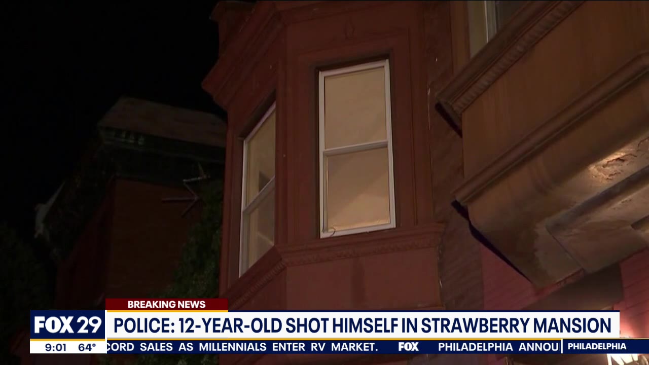 12-year-old boy shot himself in leg in Strawberry Mansion, police say