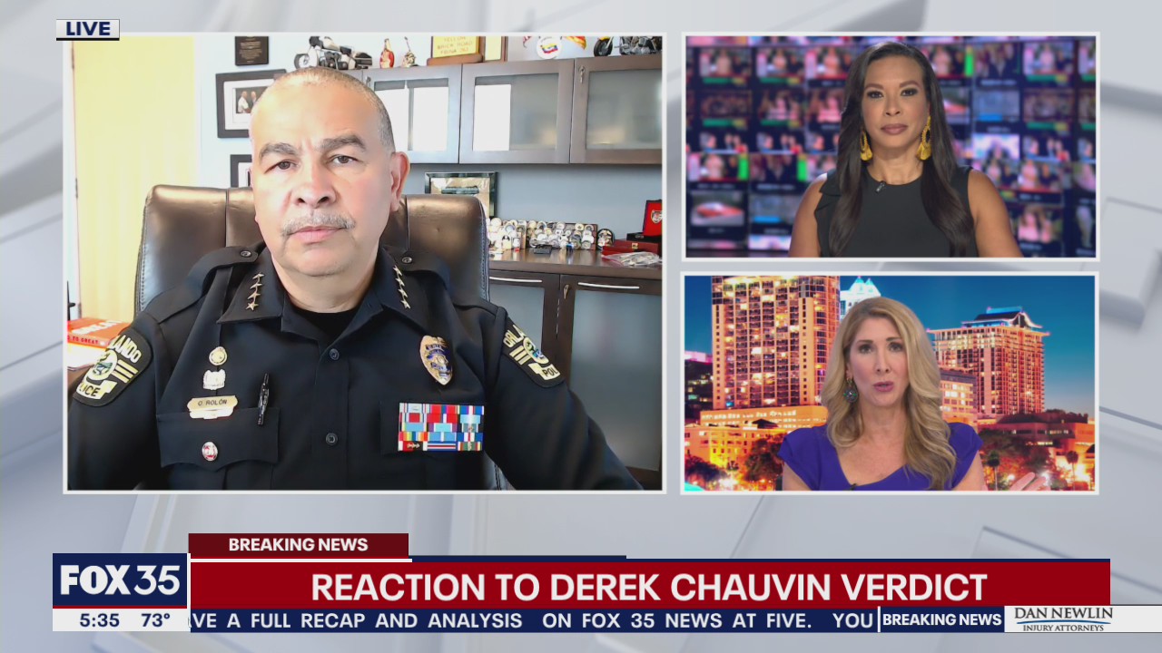 Orlando Police Chief Orlando Rolon on Chauvin verdict