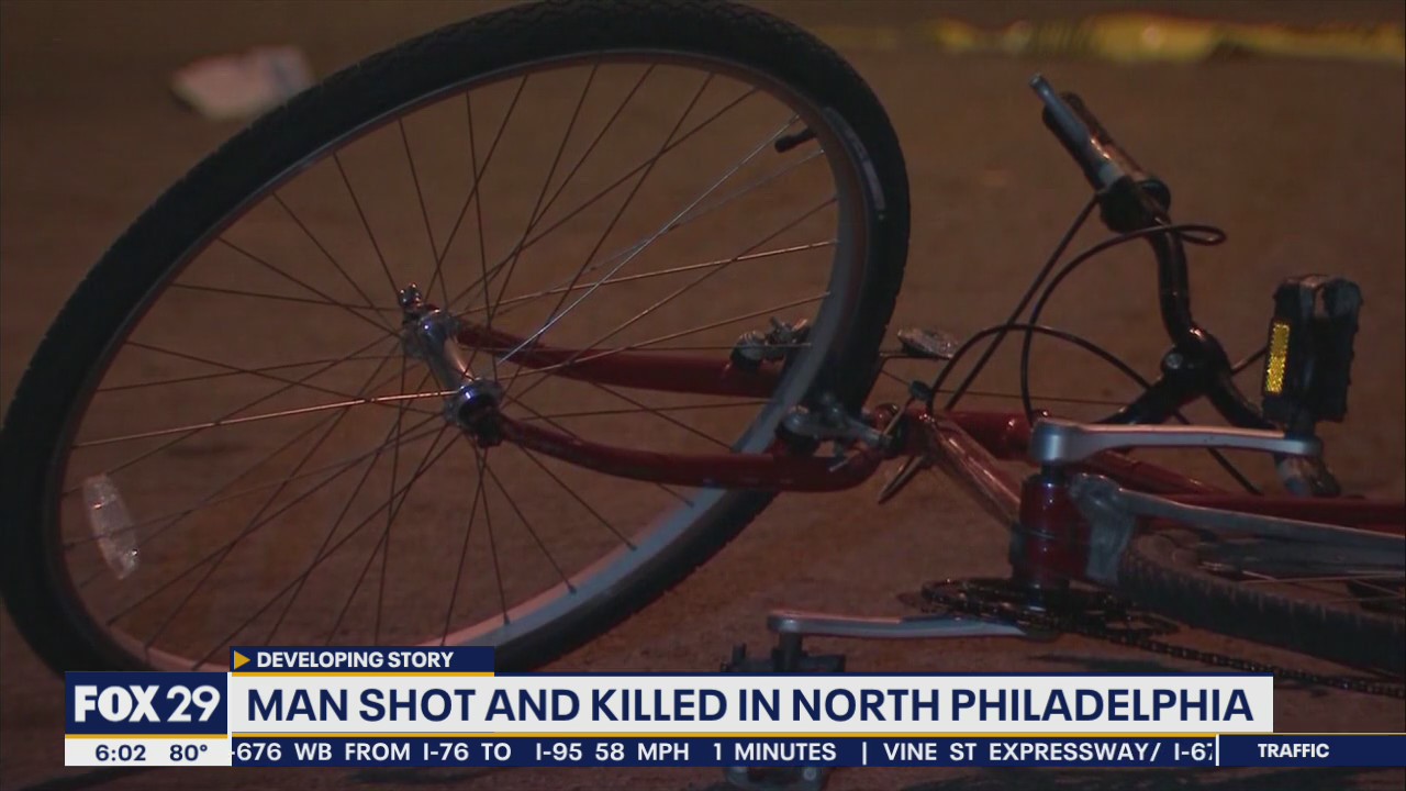 Police: Man fatally shot while on bike in North Philadelphia