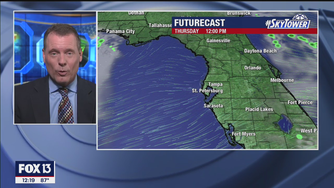 Thursday afternoon weathercast