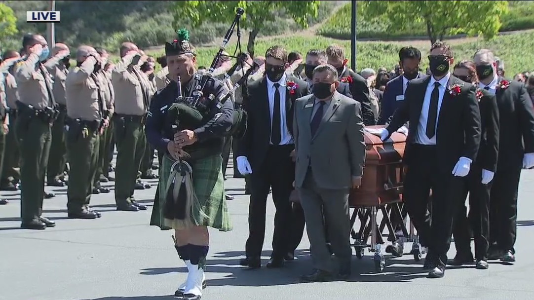 Funeral procession held for fallen LA County deputy