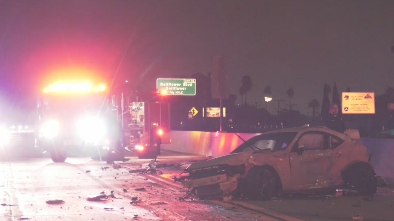 Deadly multi-vehicle crash in Bellflower
