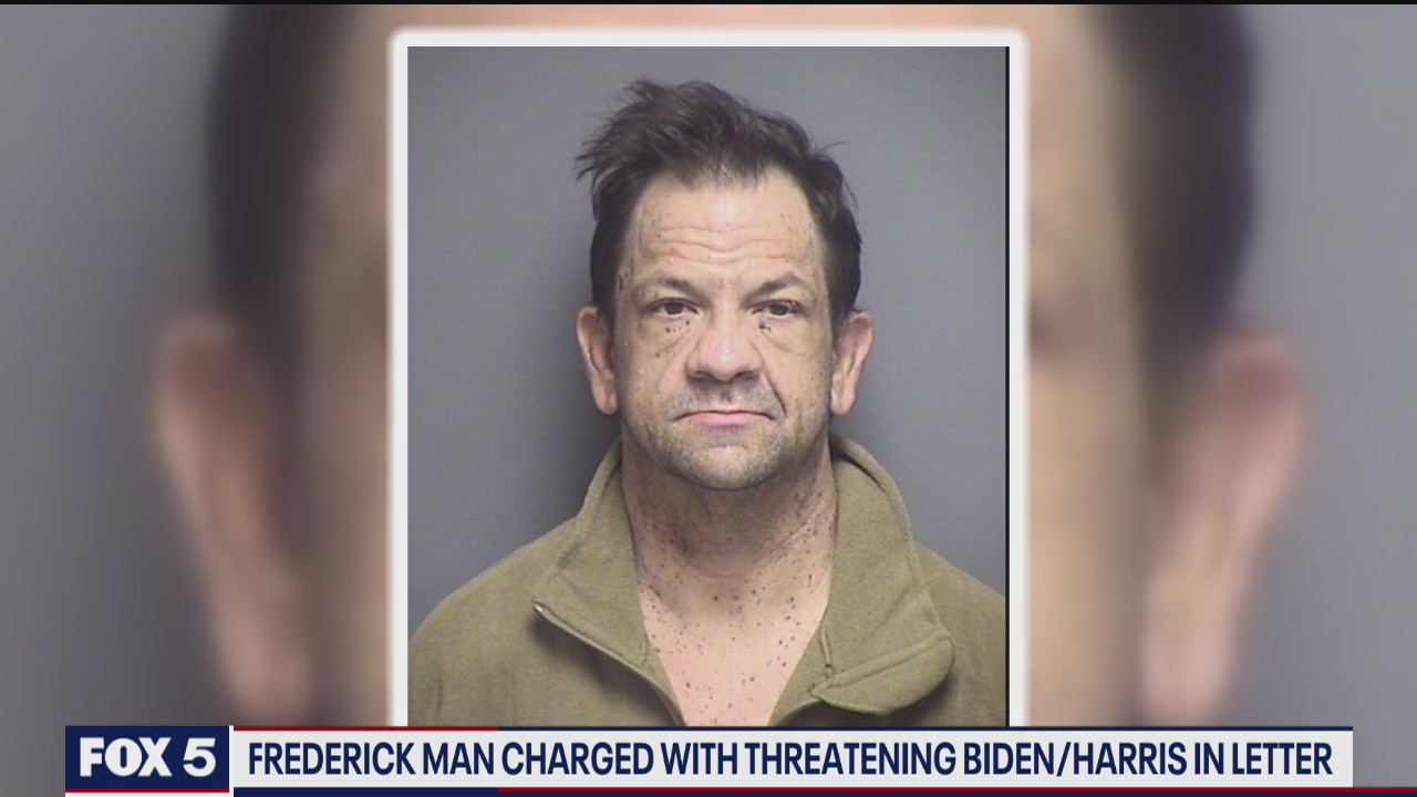 Frederick man charged with threatening Biden/Harris in letter