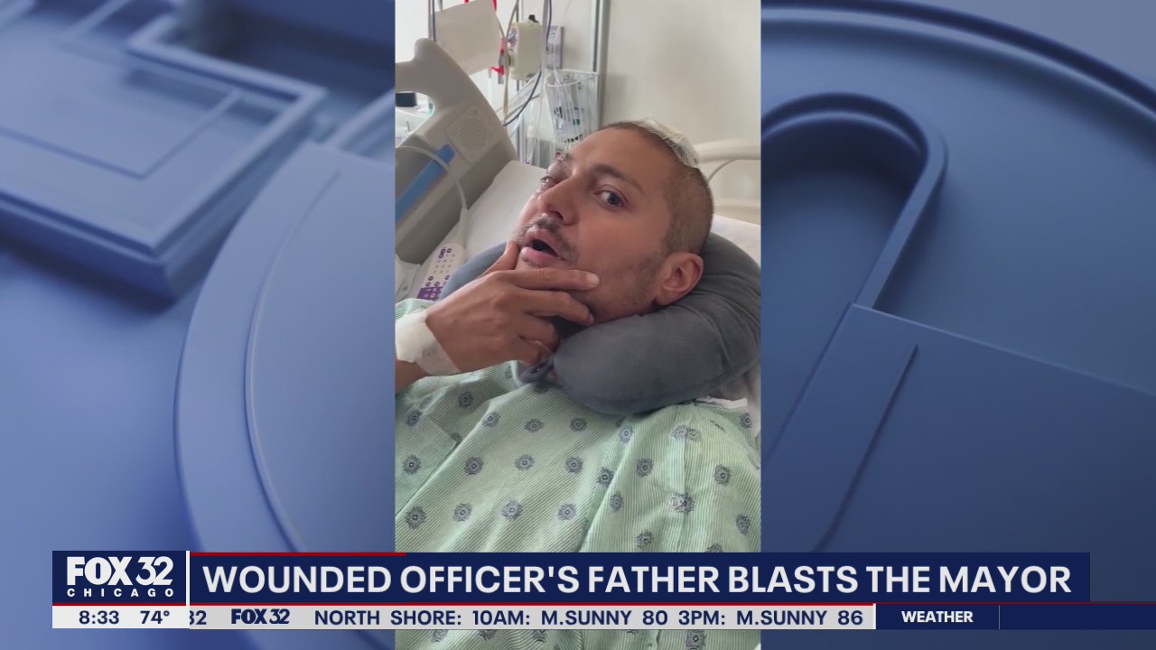 Father of wounded Chicago officer slams Lightfoot