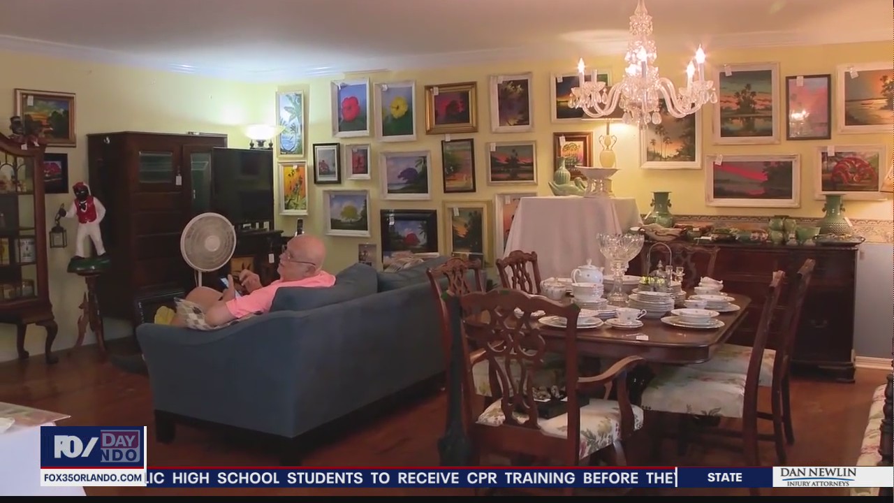 Famous Florida Highwaymen paintings up for sale at estate sale