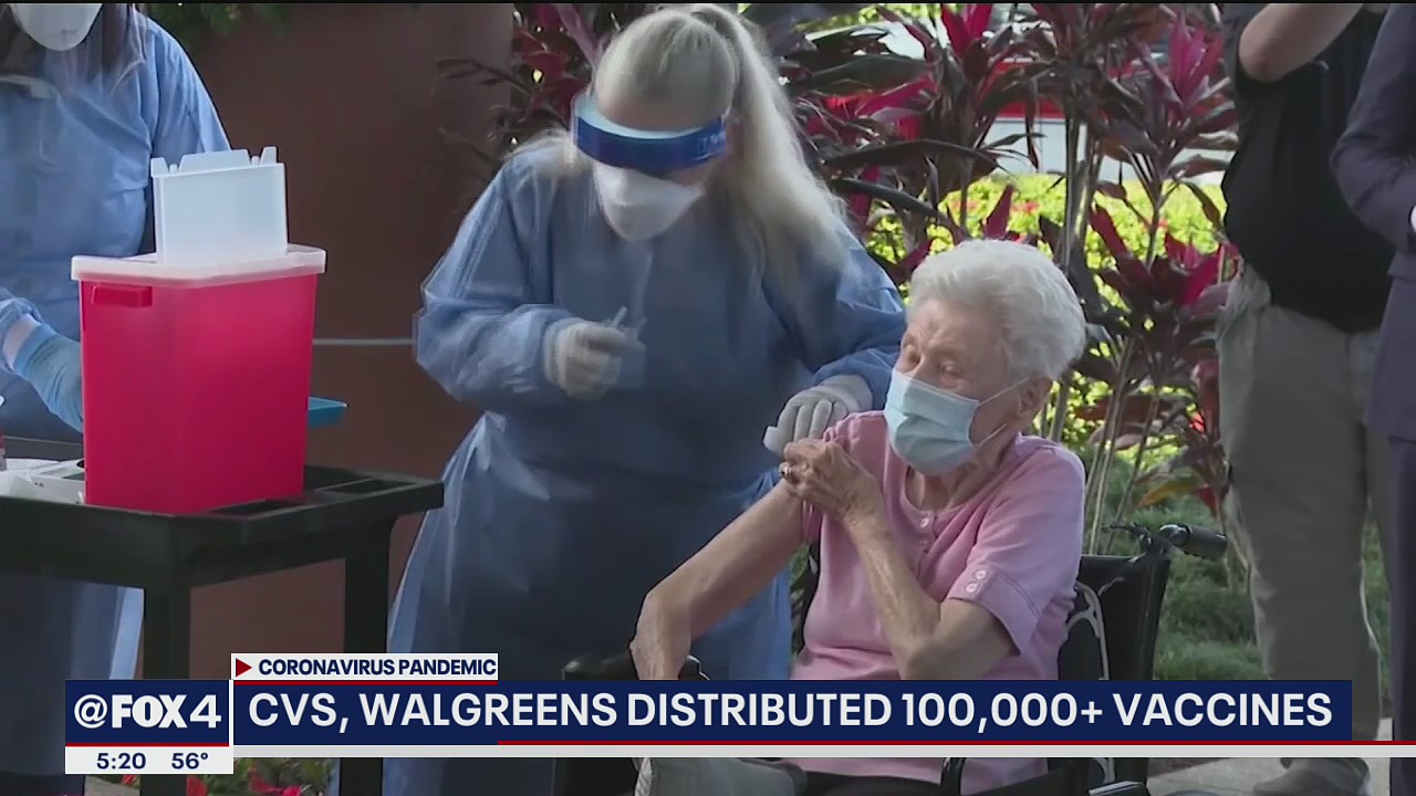 1st round of COVID-19 vaccinations for Texas nursing homes, long-term care facilities nearly done