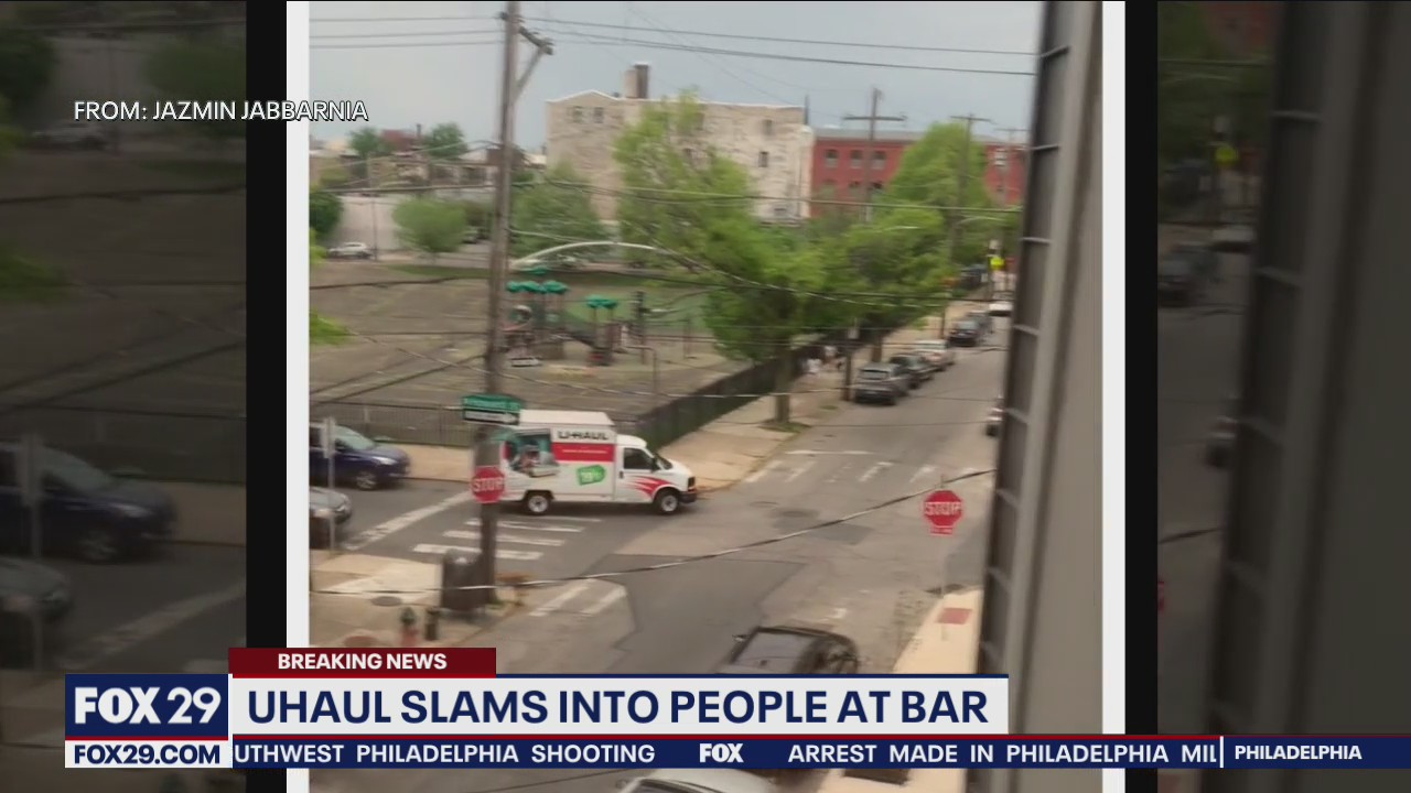 New video shows the U-Haul leaving the scene after striking two people in Kensington