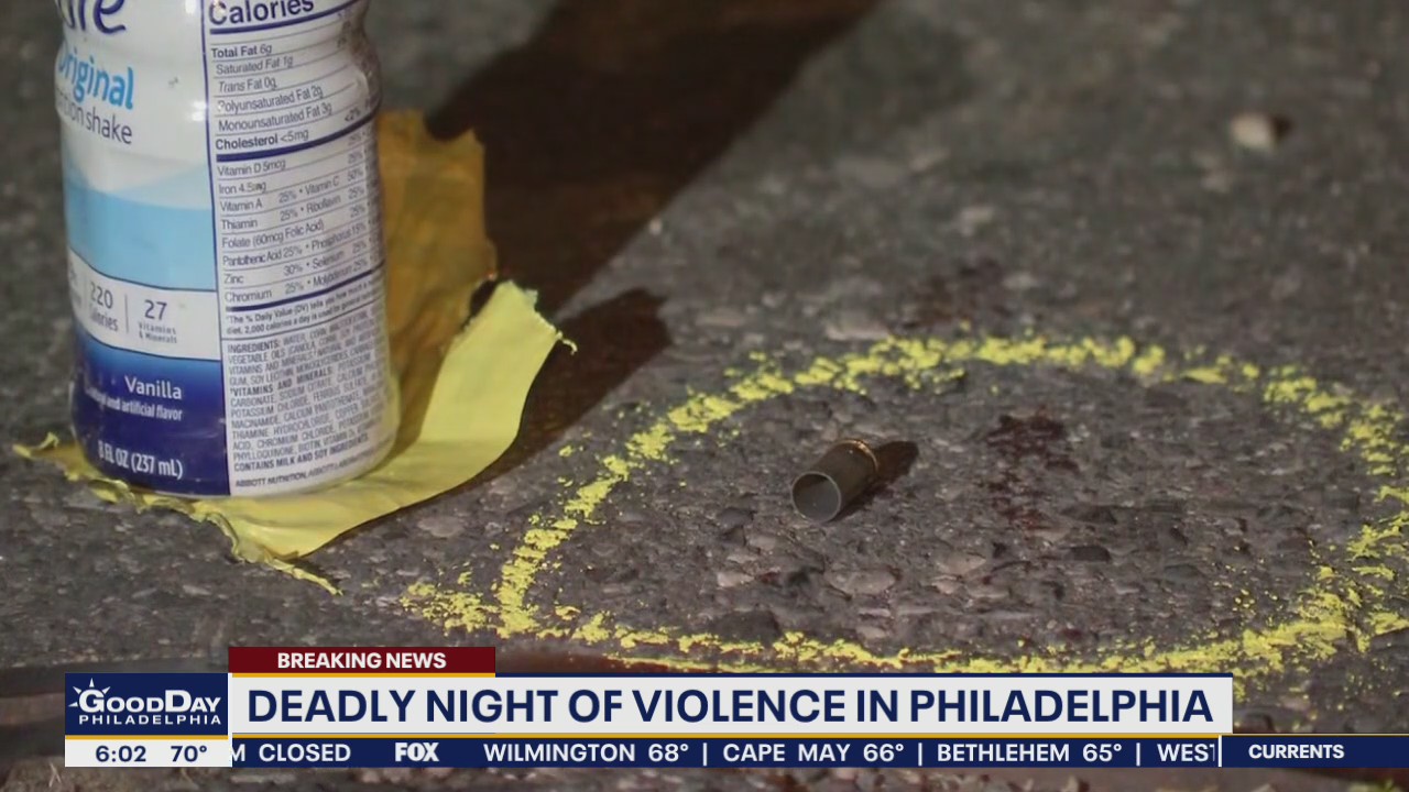 Night of violence turns deadly after 4 shootings across the city