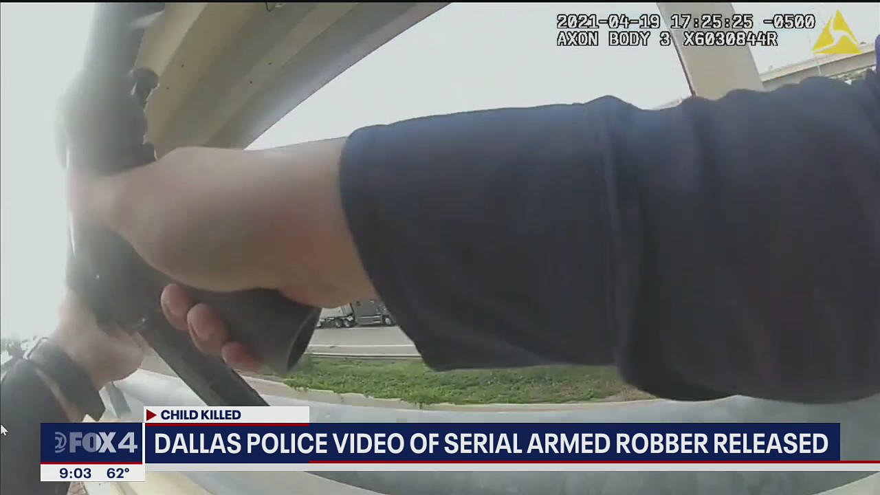 Dallas police release body cam, helicopter video of fatal officer-involved shooting of man with replica gun