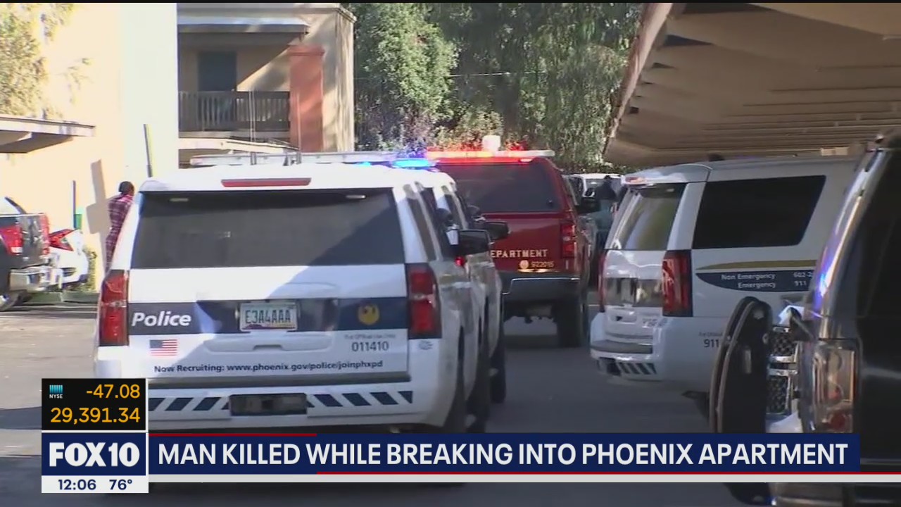 PD: Man shot, killed after breaking into Phoenix apartment