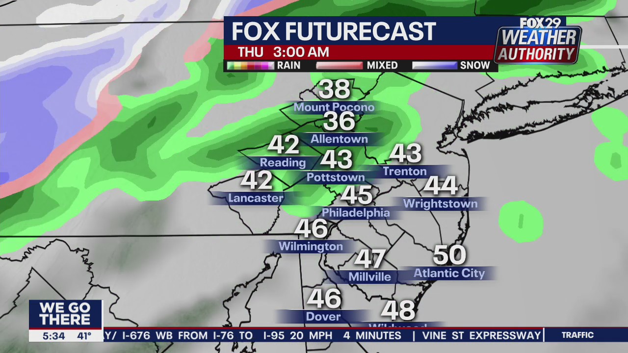 FOX 29 Weather Authority 7-day forecast