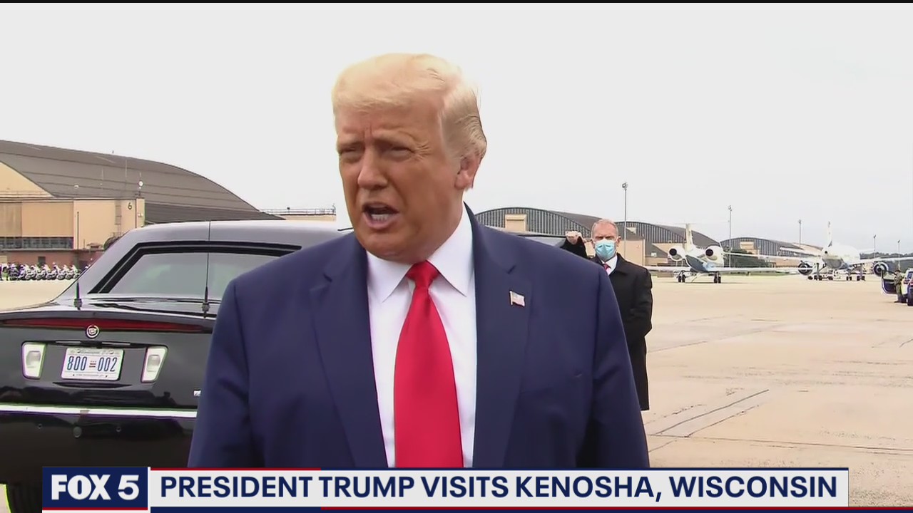 President Trump visits Kenosha