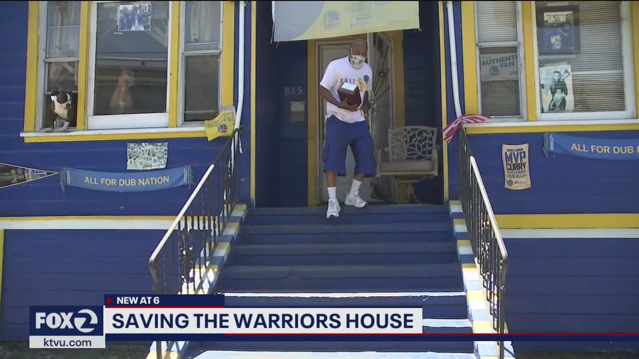 Warriors fan may lose home that is tribute to team