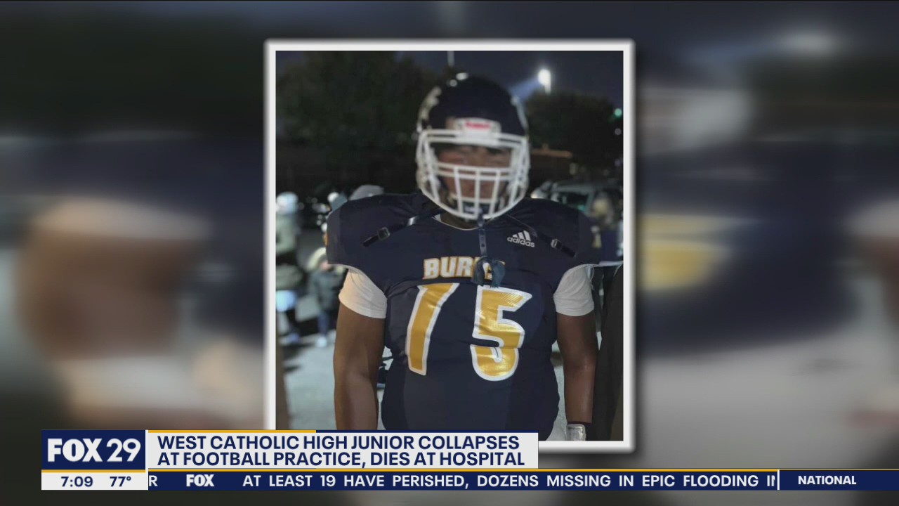 West Catholic football player dies after collapsing during scrimmage