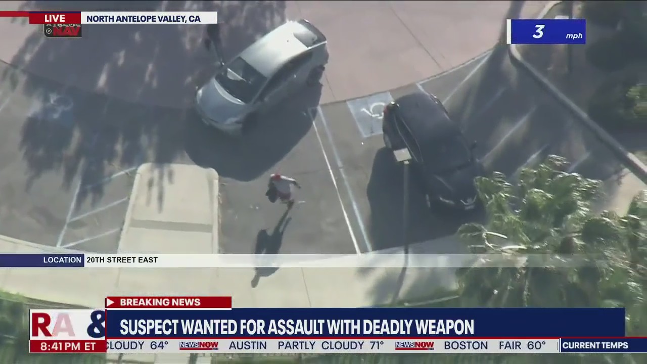 Shots fired at officers in Southern California standoff after wild police chase ends in barricade situation