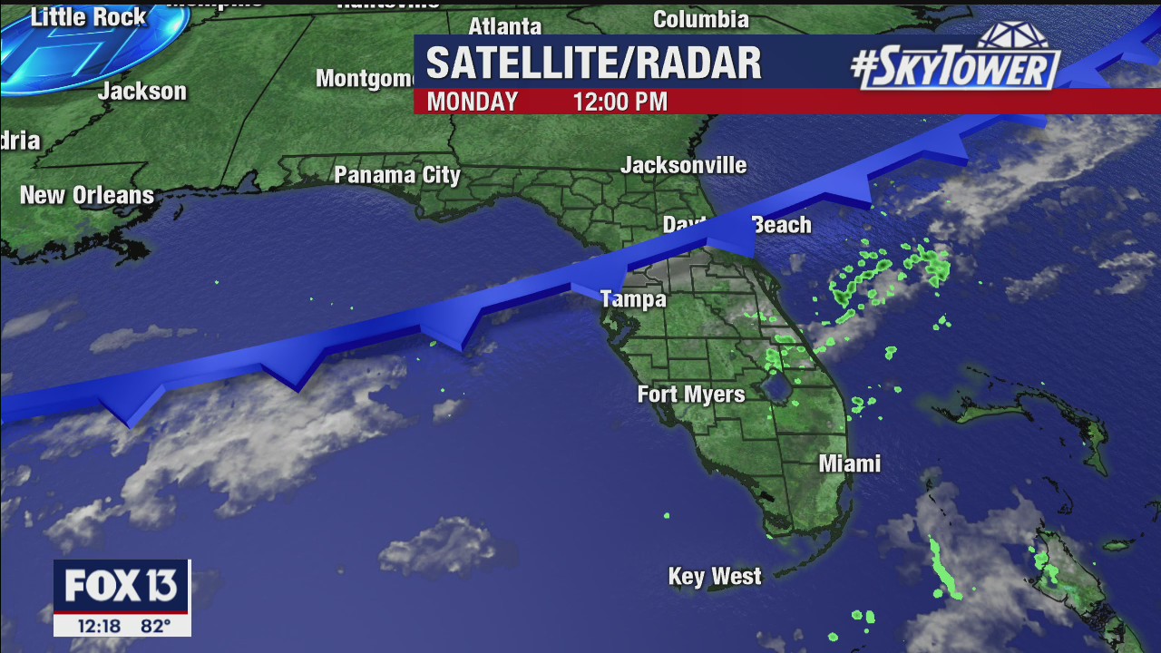 Monday afternoon forecast