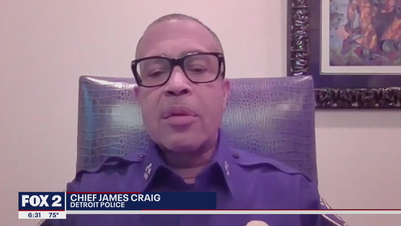 Detroit Police Chief James Craig speaks on resigning