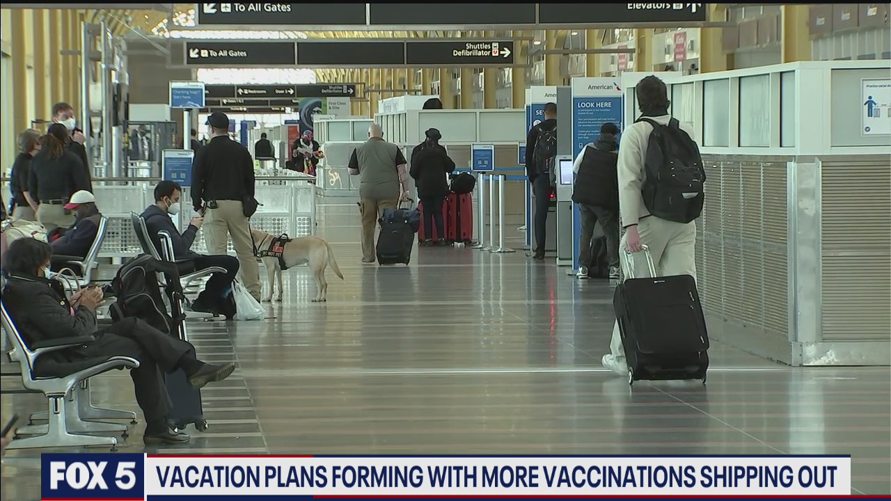 Vacation plans forming as more people get vaccinated