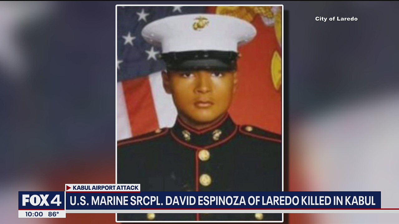 Texas Marine among 13 US service members killed in Kabul airport suicide bombing attack