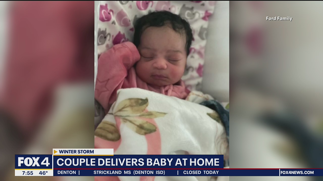 Couple delivers baby at home during Texas winter storm