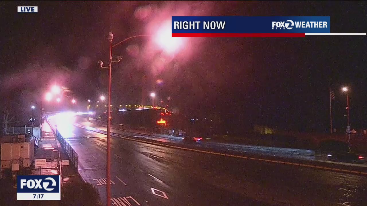 Light rain splashes Bay Area but New Year's Eve outlook is clear