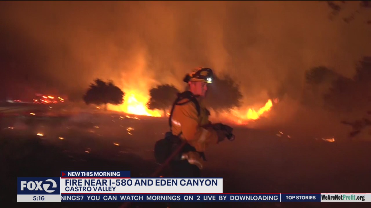Fire contained in Castro Valley