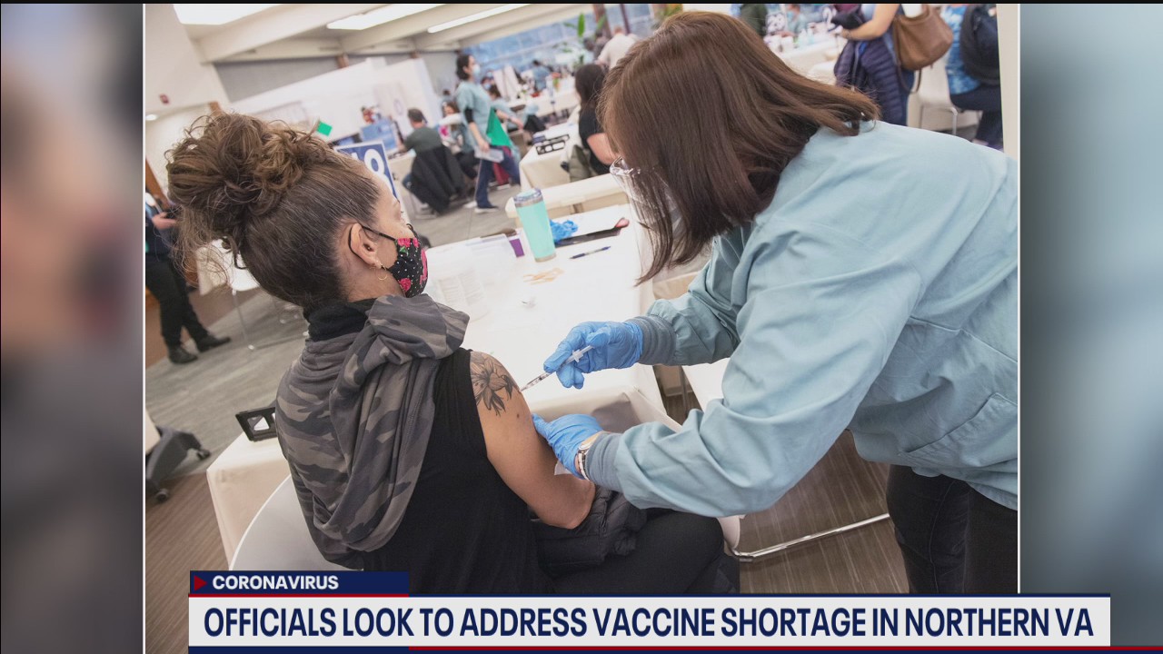 Officials addressing vaccine shortage in Northern Virginia