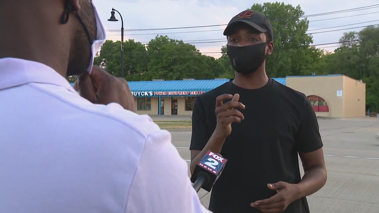 Protesters accuse Shelby Township trustee candidate of threatening them