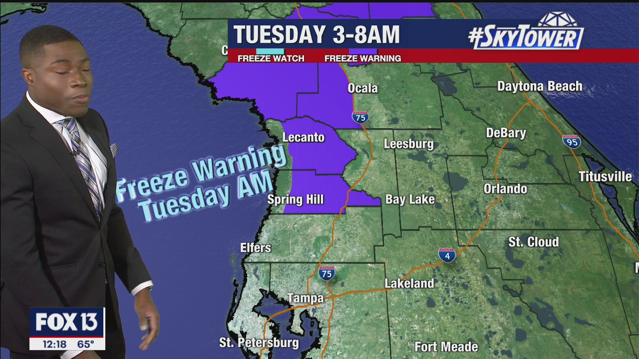 Monday afternoon forecast