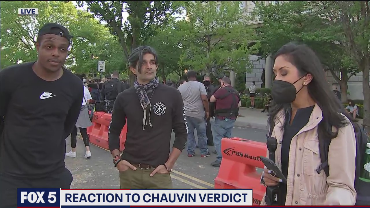 DC residents react to Chauvin verdict at Black Lives Matter Plaza
