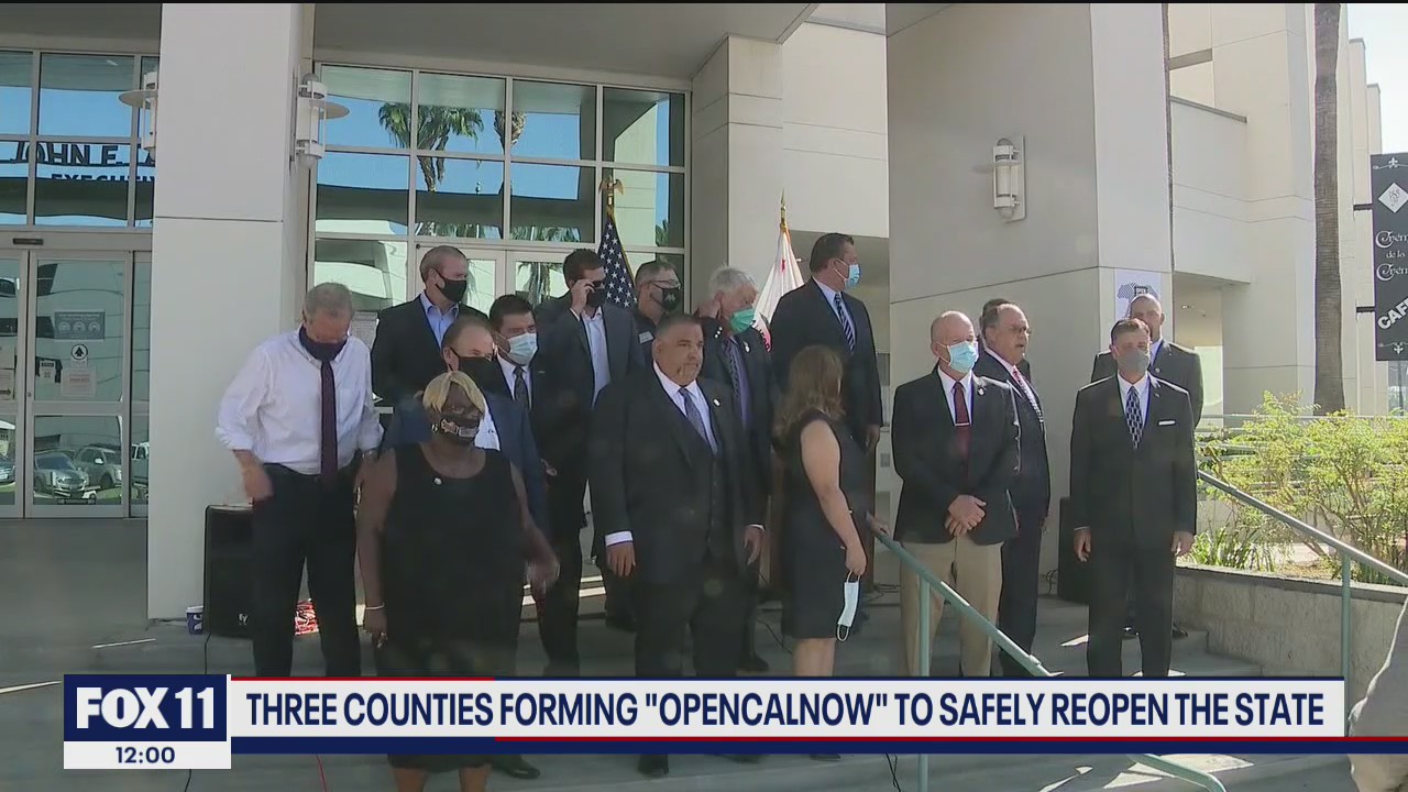 Three counties form 'OpenCalNow' calling on Newsom to allow businesses to safely reopen
