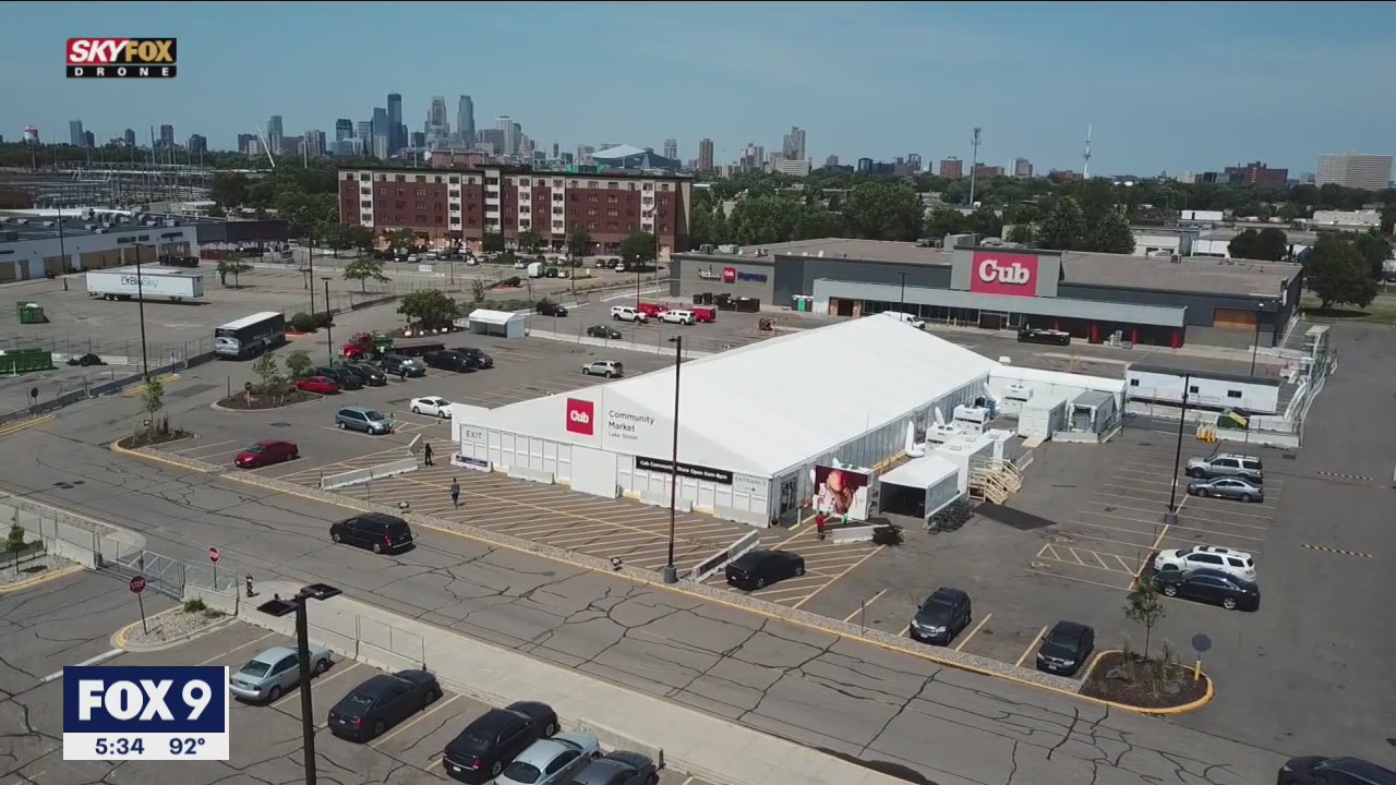 Cub Foods opens community store on Lake Street as damaged stores remain under construction