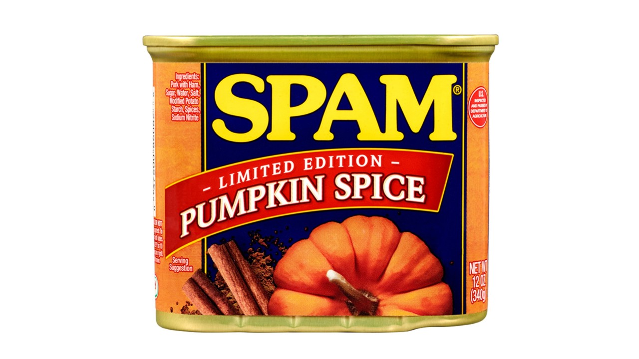 Can't get enough pumpkin spice? Grab a can of Pumpkin Spice Spam