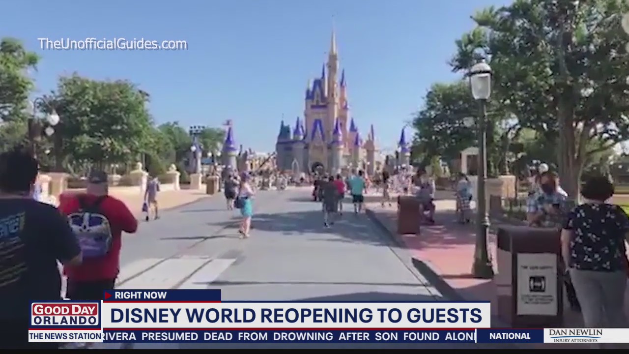 Disney World reopens to guests