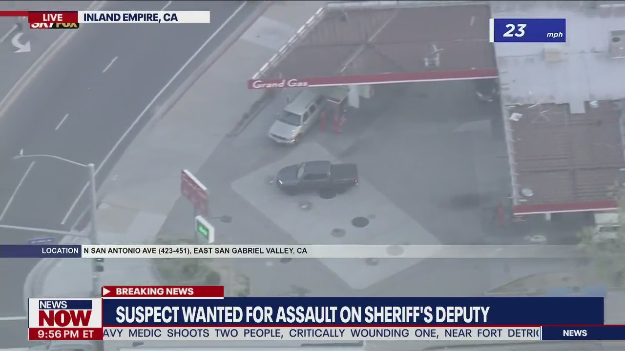 SEMI TRUCK SAVES THE DAY: Police pursuit of murder suspect ends in crash