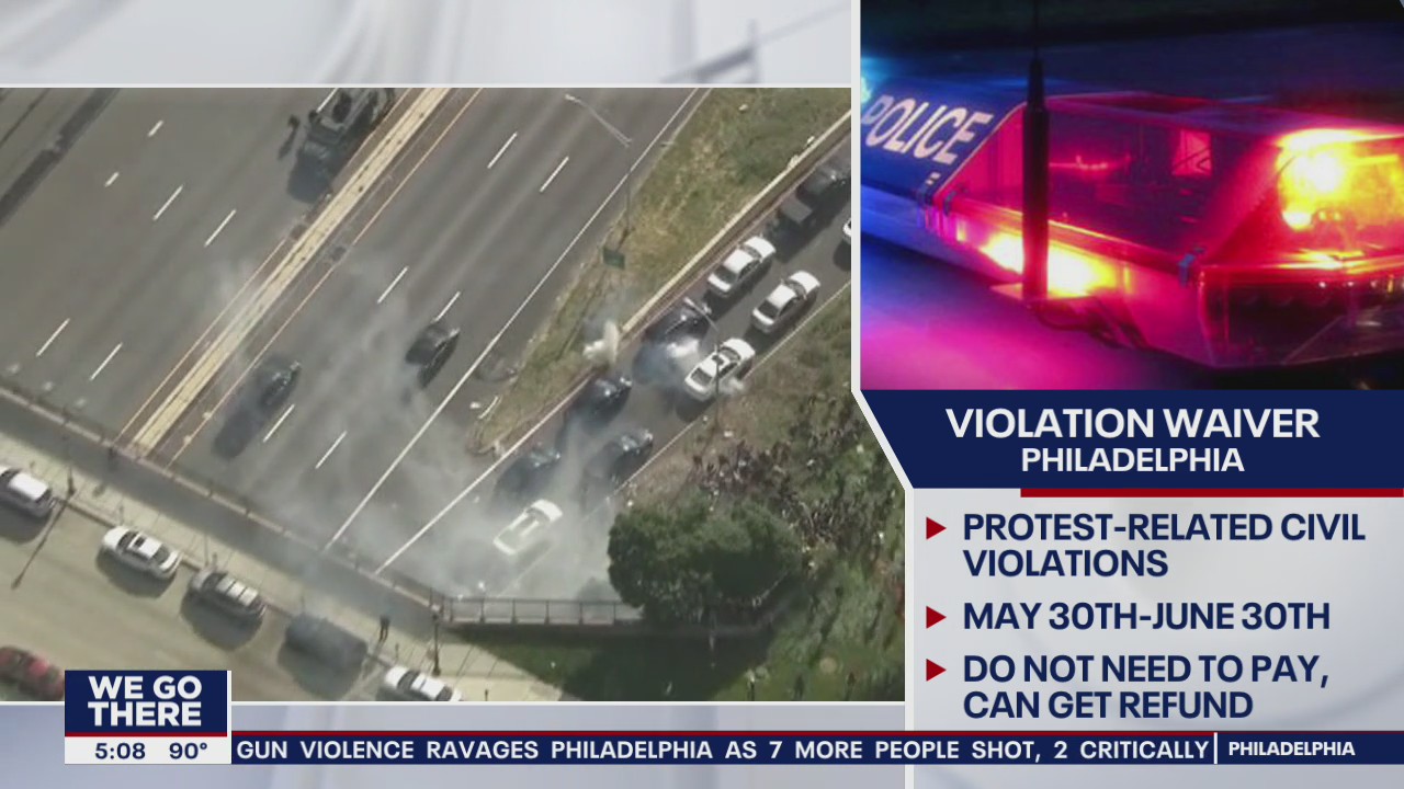 Kenney waives all code violation notices issued during Philadelphia protests