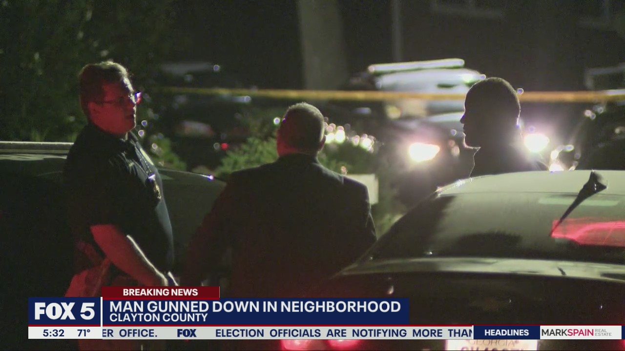 Man gunned down in neighborhood