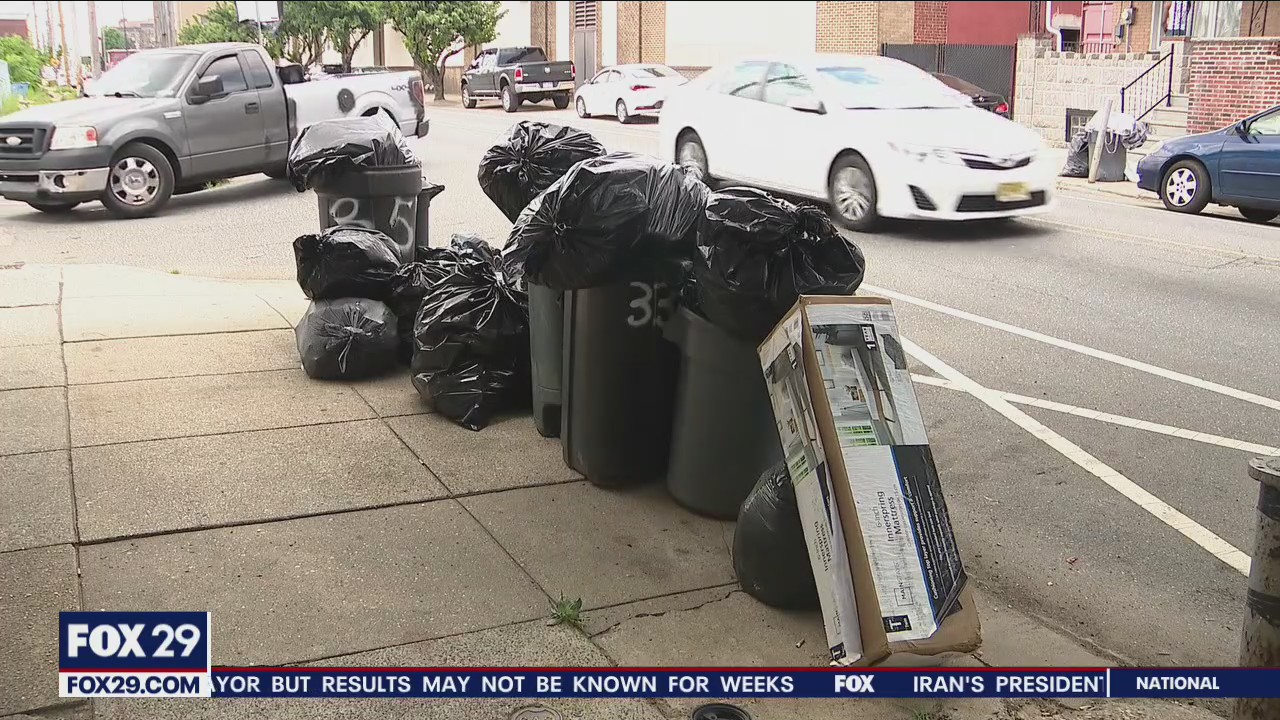 Trash pickup in Philadelphia is behind and residents are fed up with slow service