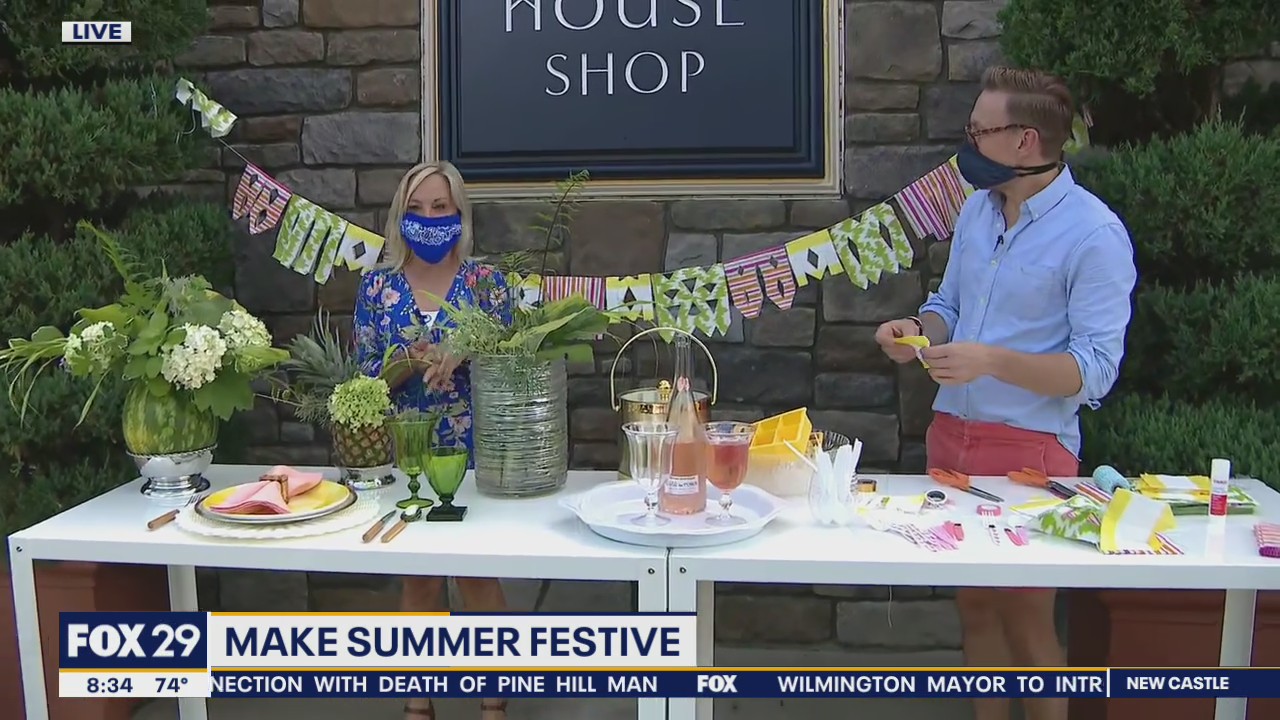 Making summer festive outdoors with Eddie Ross