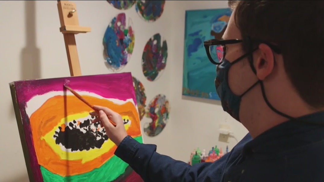 Overcoming autism through art