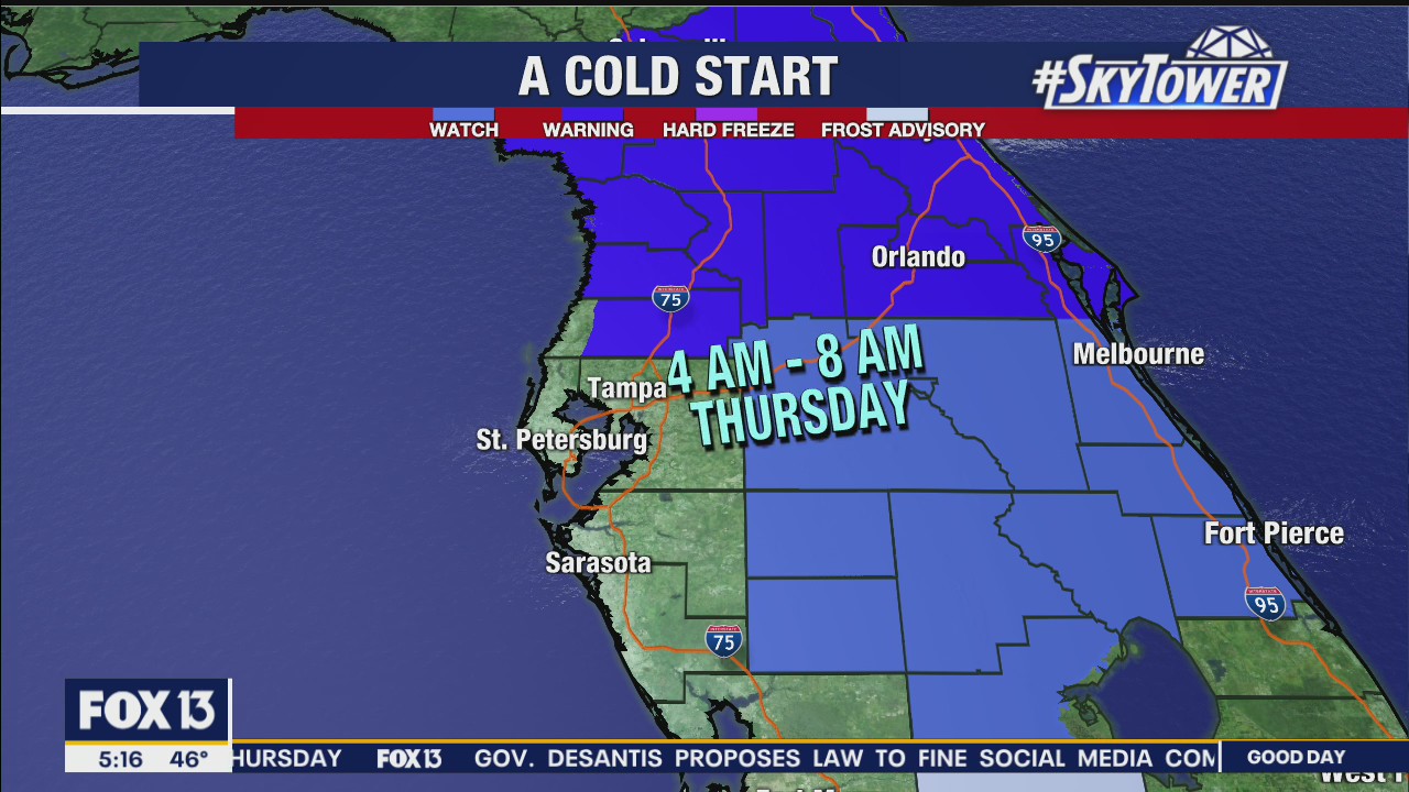Wednesday morning forecast
