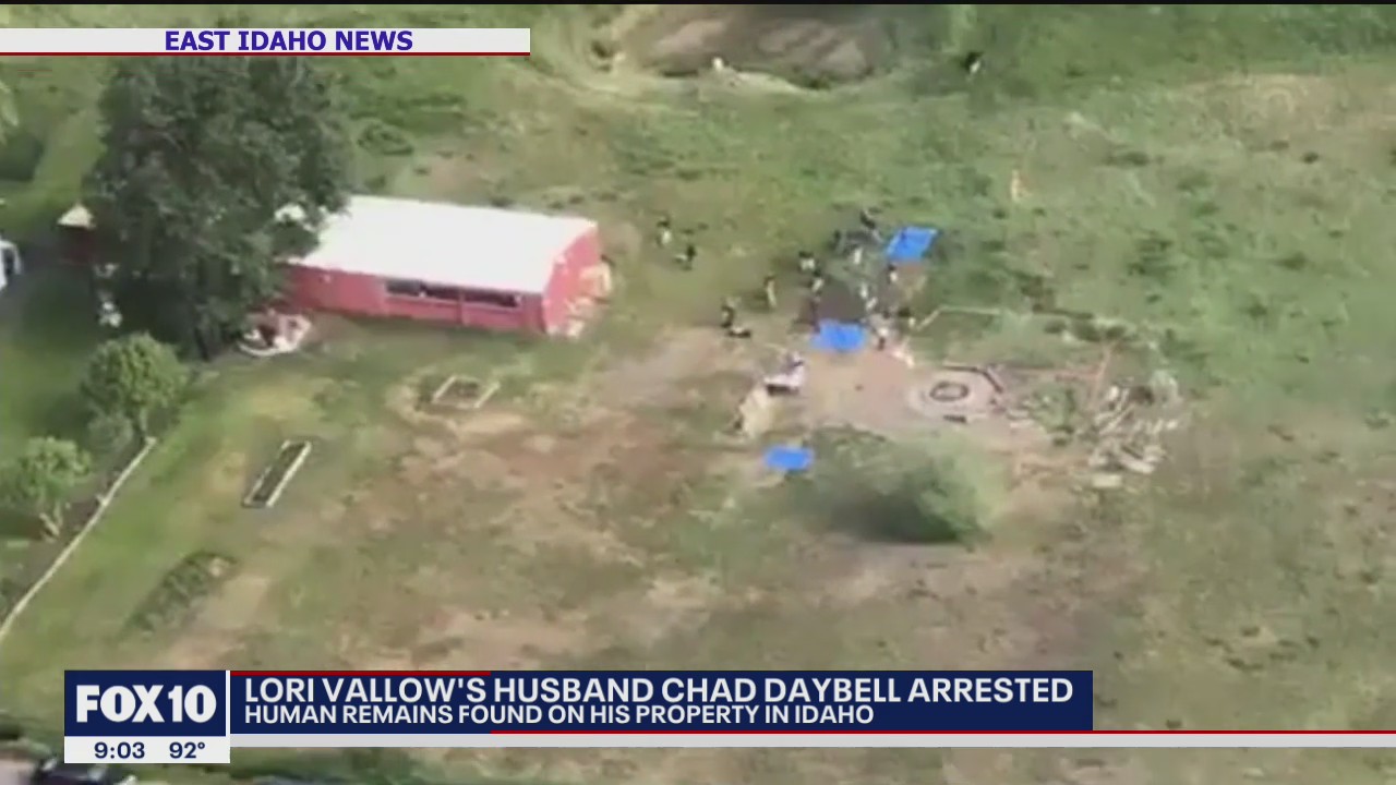 Chad Daybell in custody after human remains were found on his property