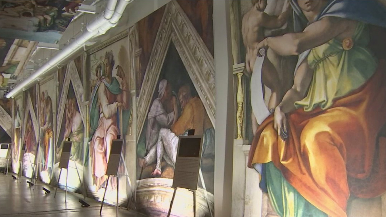 Replicas of famous Michelangelo artwork on display in Downtown Phoenix
