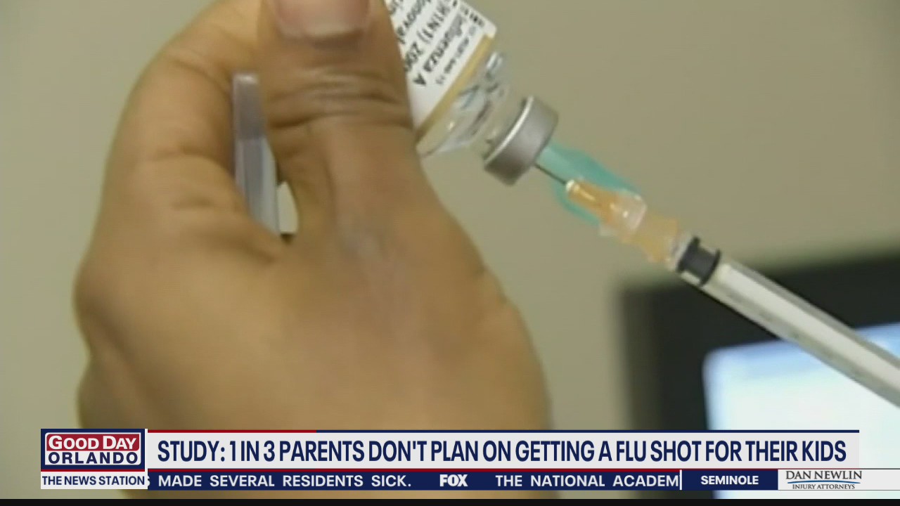 Study: 1 in 3 patients don't plan on getting a flu shot for their kids