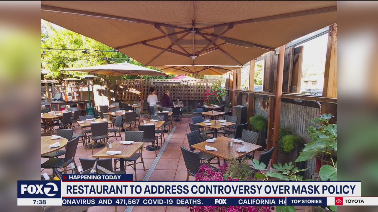 Restaurant to address controversy over mask policy