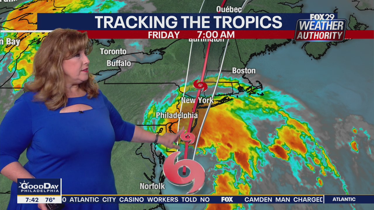 Tropical Storm Fay: Several inches of rain, strong winds expected Friday